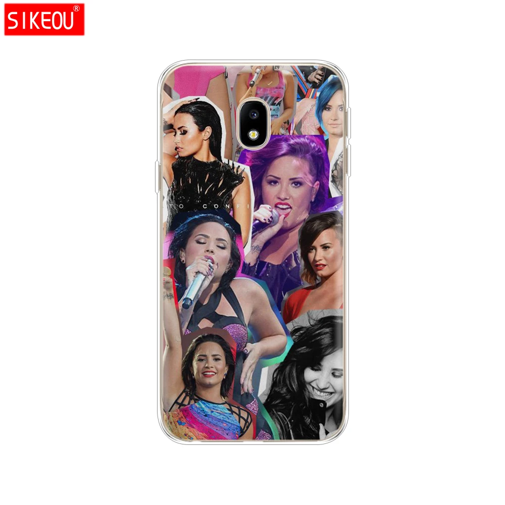 Силиконовый чехол для телефона Samsung Galaxy J3 J5 J7 2017 J330 J530 J730 PRO j2 2018 Деми Lovato|Бамперы| |