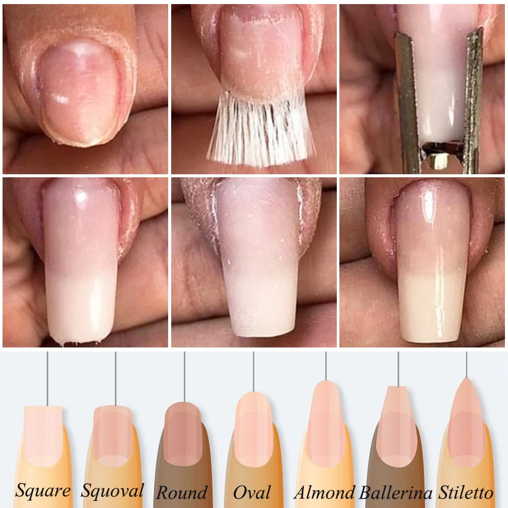 10 шт. стекловолокно для наращивания ногтей стеклянные Fibernails шелковые шарфы формы