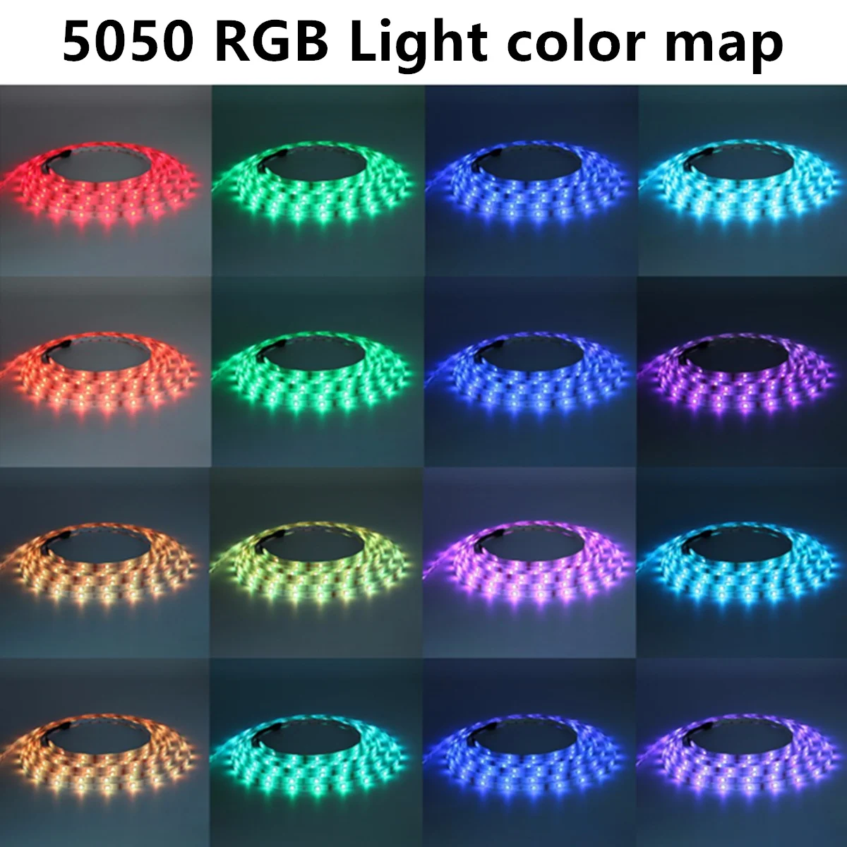 Цветная (RGB) Светодиодные ленты Водонепроницаемый 5050 2835 DC12V Тира светодиодный