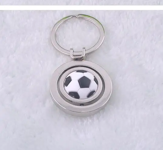 100 шт./лот модный унисекс женский мужской повседневный футбольный брелок Металлический Мини Спортивный брелок