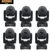 6units 60w led moving head light 3 face prism spot light with rotation gobo function dj disco stage projector dmx 415 channels