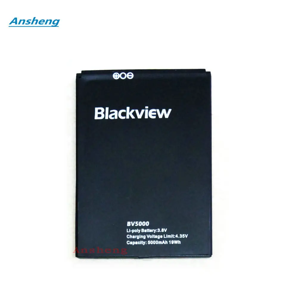 Высококачественный аккумулятор Ansheng 5000 мАч для смартфона Blackview BV5000 | Мобильные