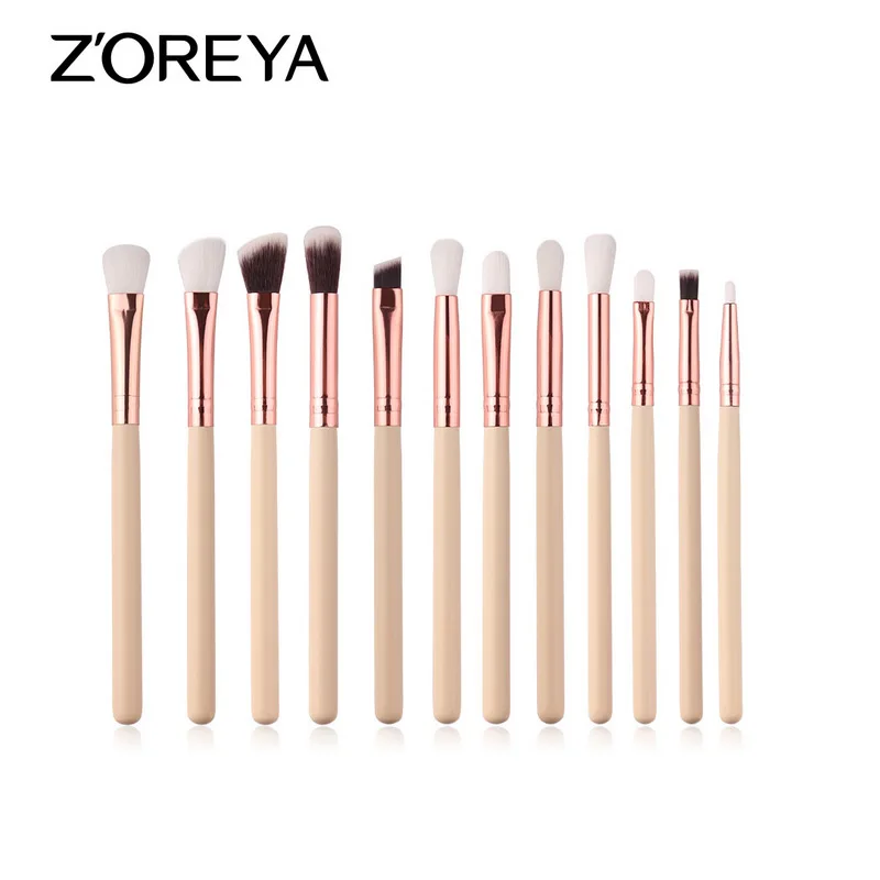 ZOREYA 12 шт. хит продаж кисти для макияжа кисточка век набор кистей инструменты pincel