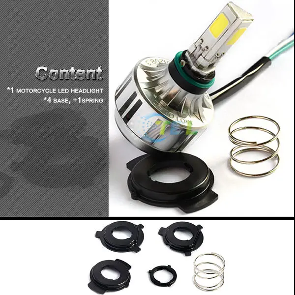 18 Вт 2000лм COB LED Hi/Lo луч H4 передняя фара мотоцикла лампа новая|led replacement halogen bulbs|led 12wlamp