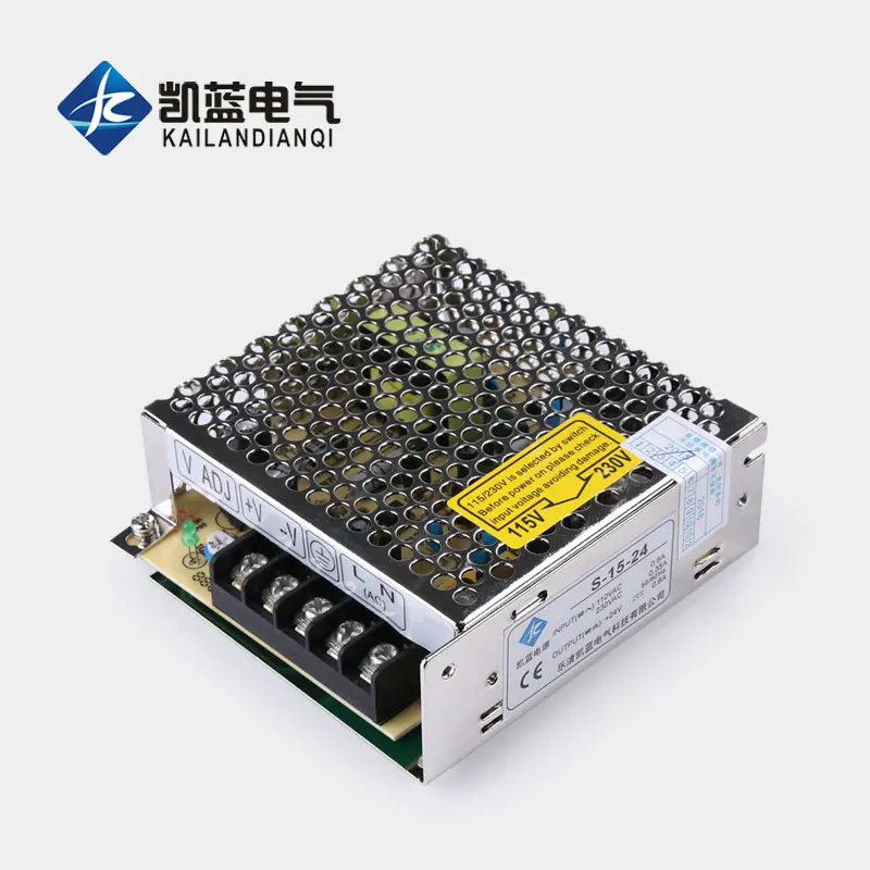 S 15 24 Вт 12 В 0.6a AC/DC преобразователь один Выход Импульсные блоки питания