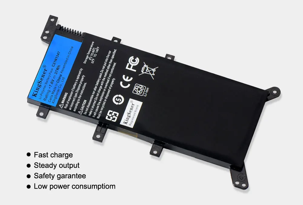7,5 V 37WH KingSener C21N1347 аккумулятор для ноутбука ASUS X554L X555 X555L X555LA X555LD X555LN X555MA 2ICP4/63/134 C21N1347