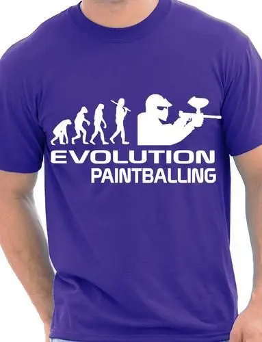 

Evolution Of Paintballing Mens T Shirt Gift More Size and Colors-A123