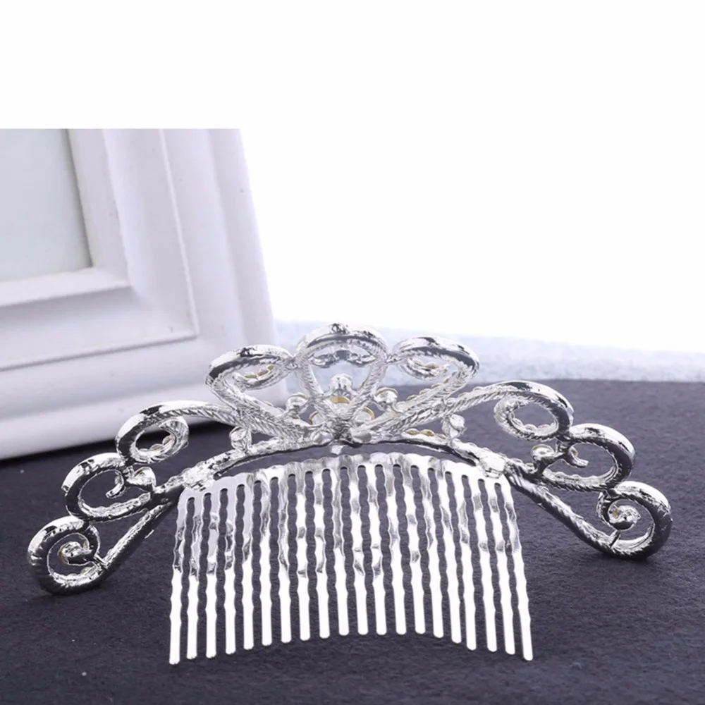 Корона на голову для девочек стразы с кристаллами тиара аксессуары волос