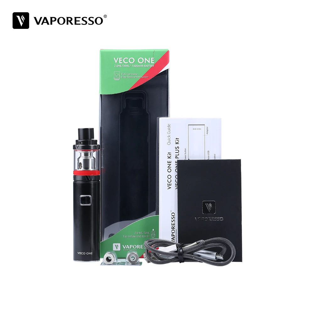 Оригинальная электронная сигарета Vaporesso VECO ONE Kit аккумулятор 1500 мАч с баком 2 мл 0 3