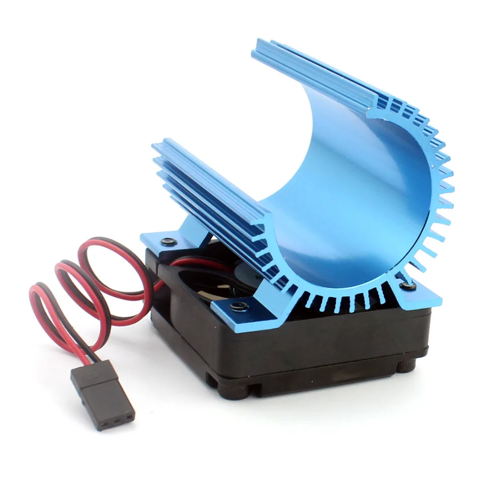 Двигатель Hobbywing EZRUN Combo C1 радиатор двигателя + вентилятор 5 В 2S для 3660 3665 3674