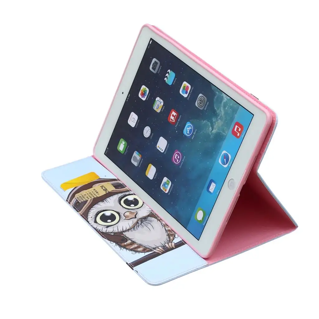 Новый Для Apple iPad 4 3 2 Чехол мода Сова Перо Флип кожаный бумажник чехол Подставка