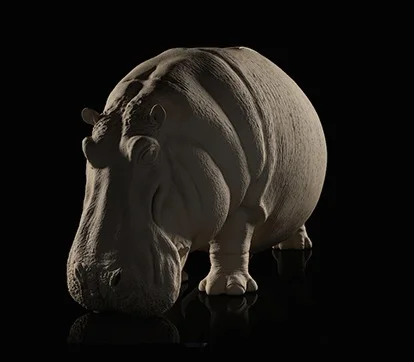 10 шт. в упаковке кресло для отдыха стиле бегемота/Стекловолоконная скульптура