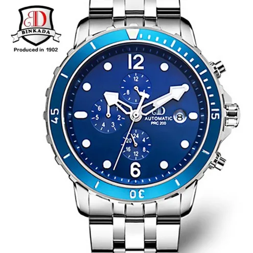 Часы мужские из нержавеющей стали 5 А 50 м|reloj men|reloj relojreloj 50m |