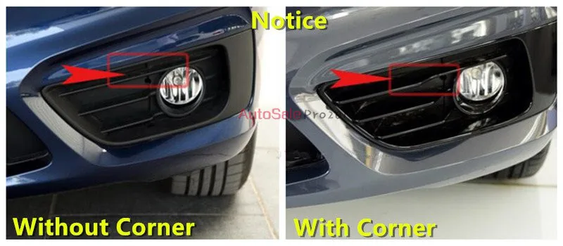 Для BMW 2 серии F45 F46 Gran Active Tourer 2015 2016 ABS хром пластик передняя противотуманная фара