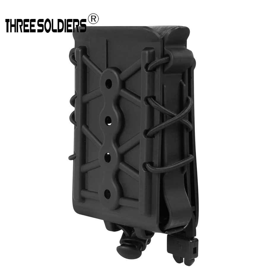 Три солдата тактические Alien Molle M4 Журнал мешки для 5,56/7,62 шнур расширяемые армейские Охотничьи аксессуары