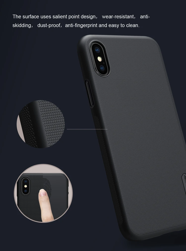 Для iPhone 11 11 Pro Max X XR XS Max чехол Nillkin матовый защитный чехол для телефона жесткая задняя крышка ПК для iPhone 11 Pro Max 8 Plus чехол