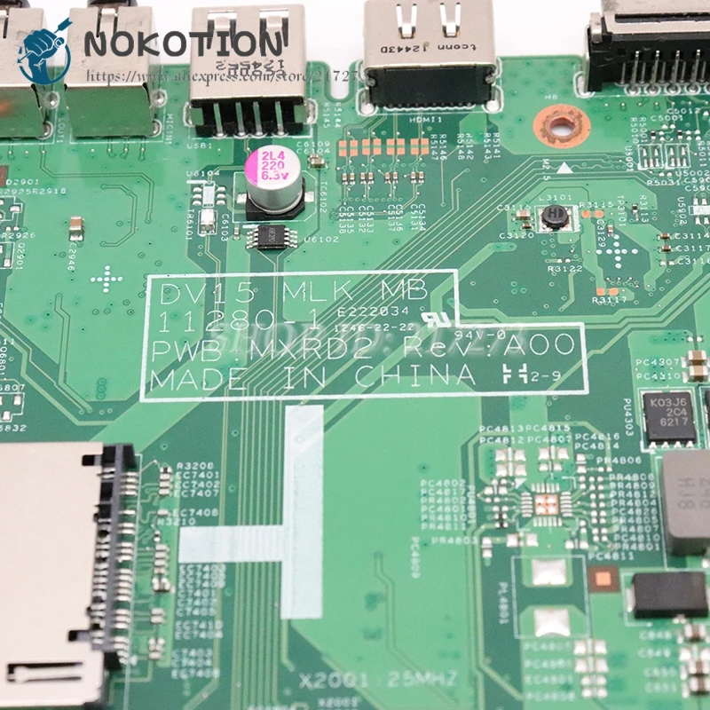 NOKOTION CN-0W8N9D 0W8N9D W8N9D для Dell inspiron 3520 материнская плата ноутбука DV15 MLK MB 11280-1 MXRD2 HM76 DDR3 |