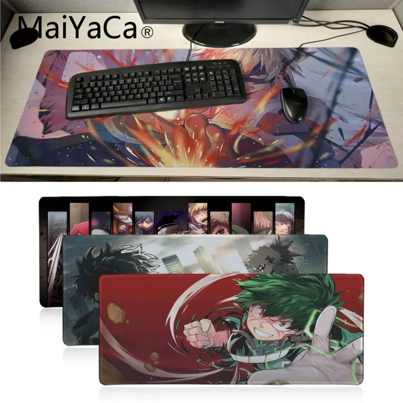 Maiyaca My Hero academic Bakugou Katsuki офисные мыши XL геймер мягкий коврик для ноутбука ПК