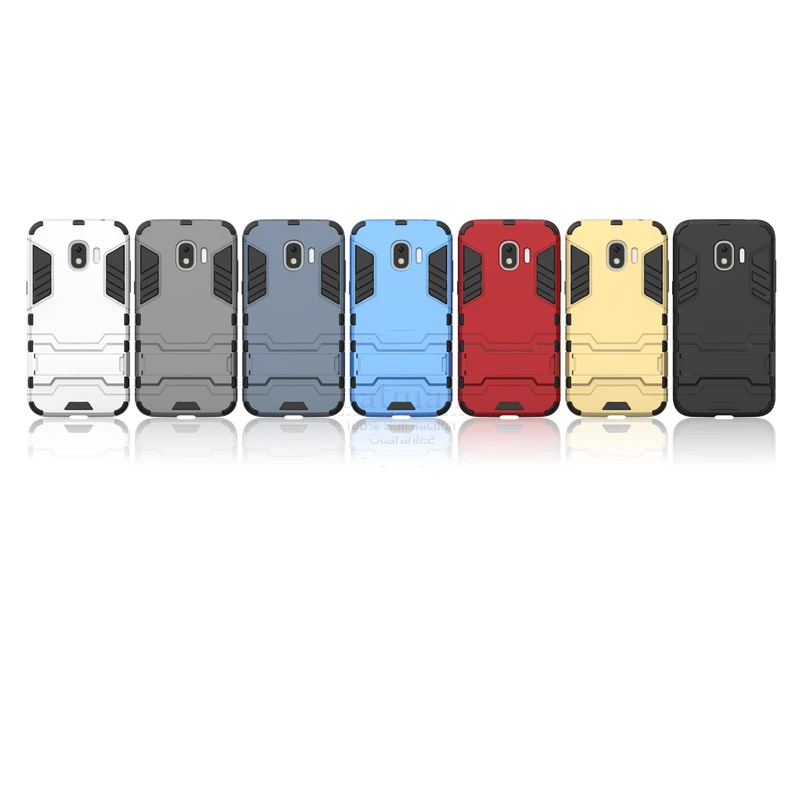For Samsung Galaxy J2 pro Case PC+TPU Kick Stand Back Cover 2018 Cases Dual Layer Rugged Hybrid Armor Resistant Bags |