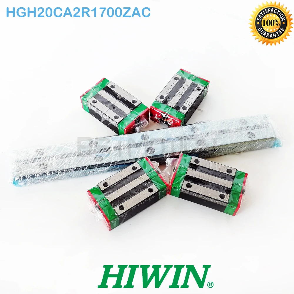 100% оригинальная линейная направляющая HIWIN HGR20 4 шт. 1700 мм с 8 линейной каретки HGH20CA
