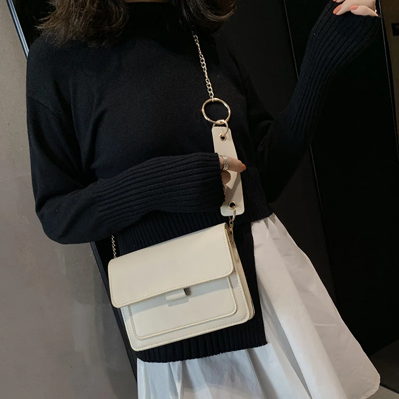 Маленькие Лоскутные сумки через плечо женские 2019 Весенние новые маленькие