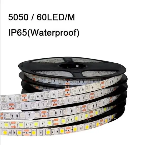 

Super Bright 5630 5050 3528 SMD 60led/m LED Strips Waterproof led Flexiable Strips Cool Pure Warm White Red Blue Green 12V