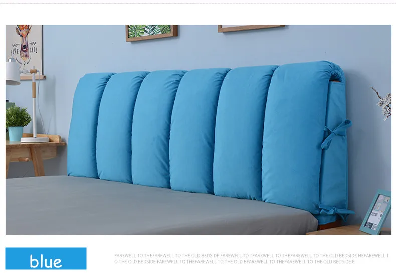 blue Скандинавское покрывало для кровати 120-220 см все включено тканевое одеяло пылезащитное эластичное моющееся покрывало для кровати чехол на спинку кровати защитный чехол - Цвет: blue