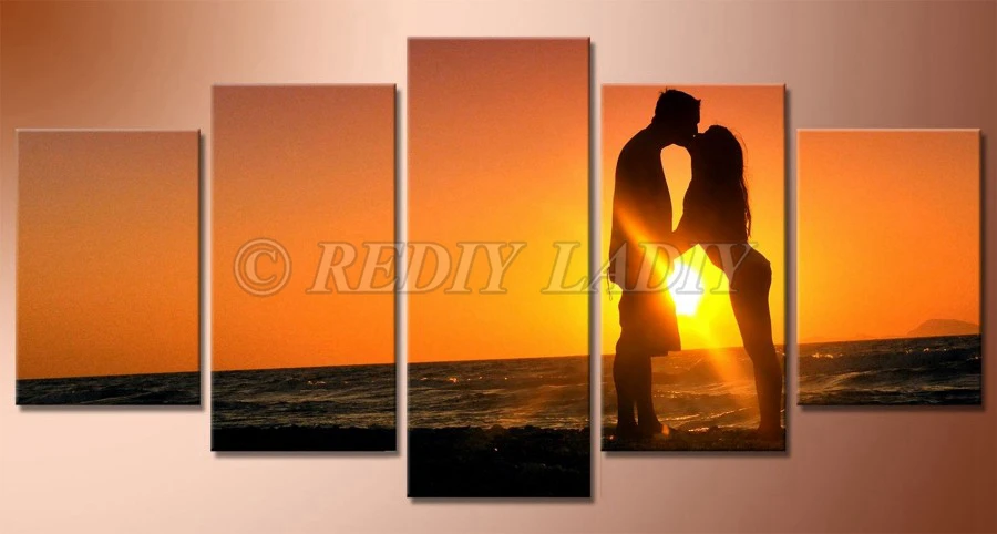 DIY Алмазная картина Триптих 5D Алмазная мозаика Soulmate Love Модульная картина из 5 панелей настенная художественная Стразы для вышивки крестом