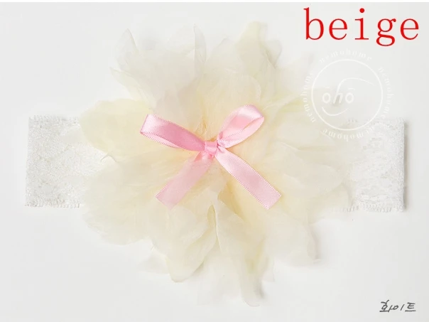 Детские ободки Головные уборы дети цветок Младенческая малышей Девушка повязка