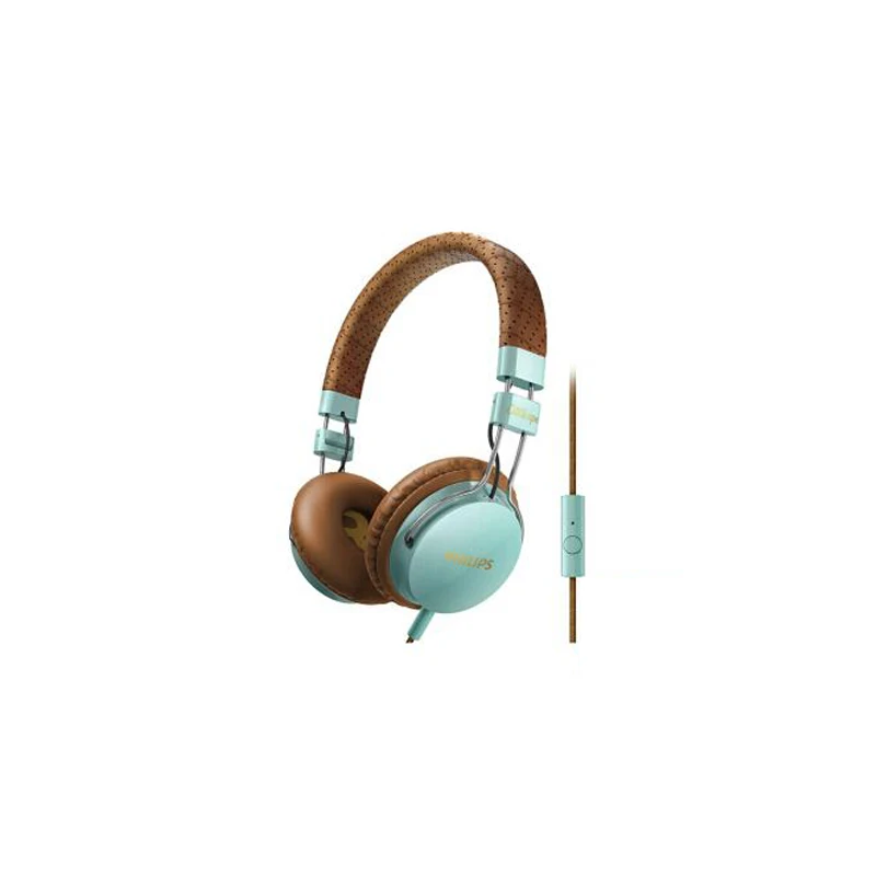 blue Philips наушники SHL5505 3,5 мм l-образный разъем типа компьютерная игра провода управления гарнитуры для Android huawei GLAXY S8 крепление для спортивной камеры Xiao Mi бесплатный подарок - Цвет: blue
