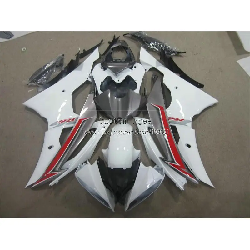 Литьевая Форма под заказ Комплект обтекателя Для YAMAHA YZF R6 2008 2009 2014 YZFR6 08 14 черные