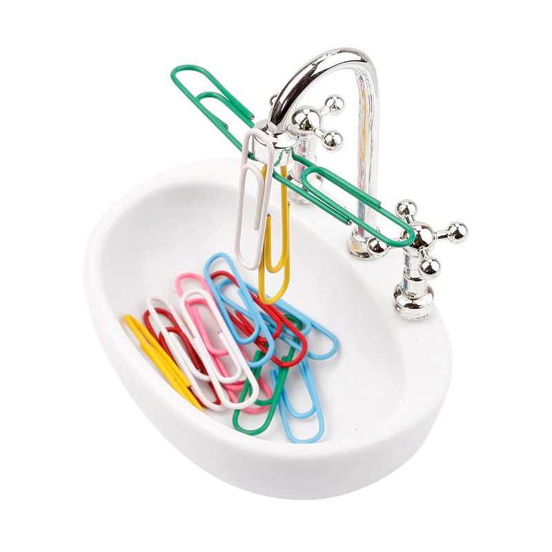 BGCS-Paper Clip Holder - Kitchen Sink Design | Канцтовары для офиса и дома