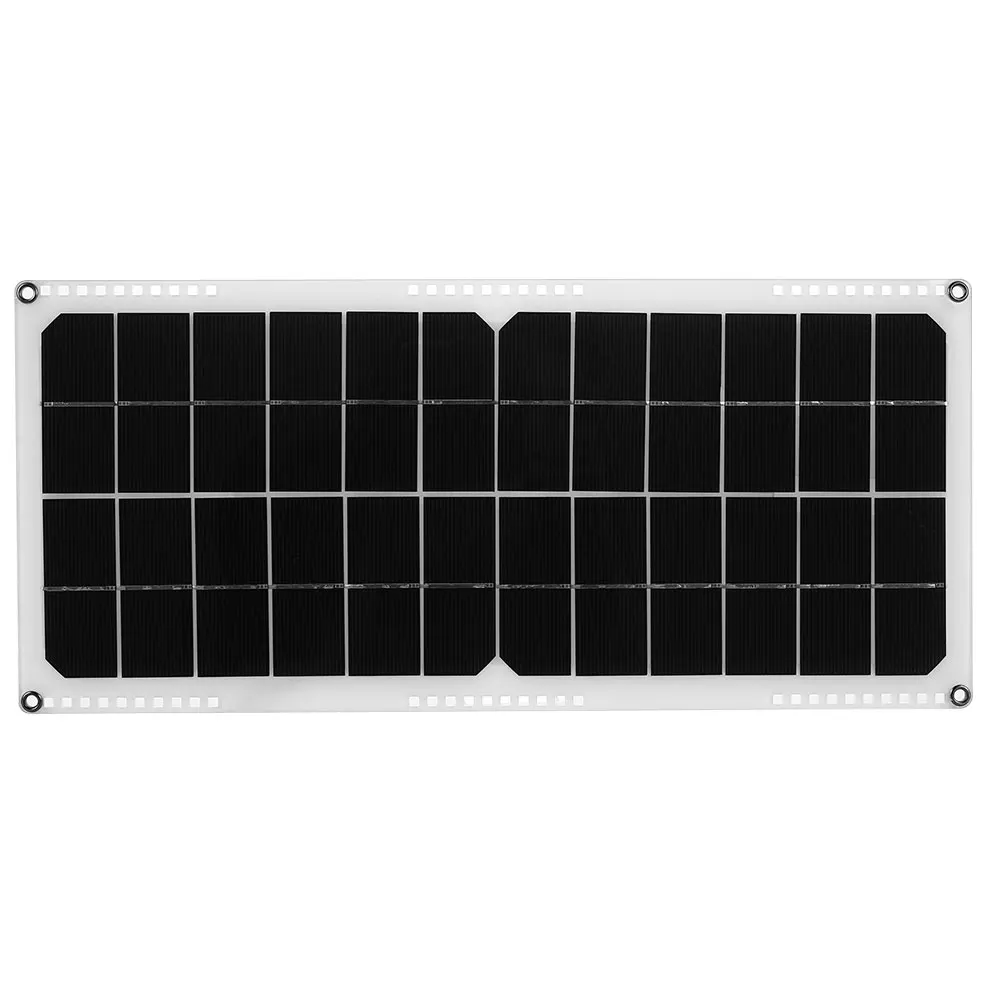 2V 10W Solar Panel PolyCrystalline Cells DIY Module Epoxy Resin With Block Diode 2 Alligator Clips 4m Cable | Обустройство дома