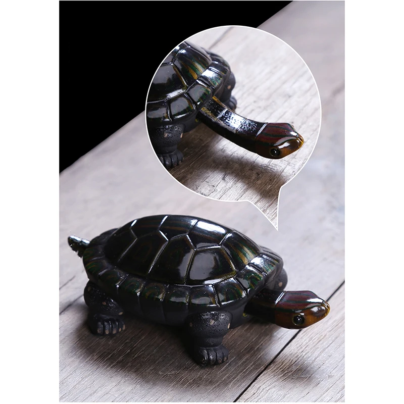 Керамическая статуэтка для украшения дома креативная длинная горлышко чая и