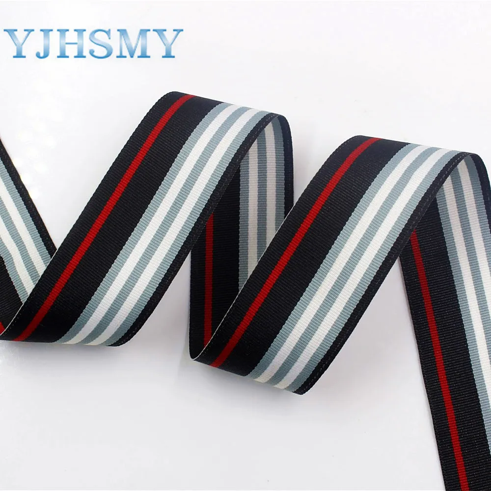 YJHSMY I 181109 184 38 мм 10 ярдов Двусторонняя полоса термопечать grosgrain Свадебные
