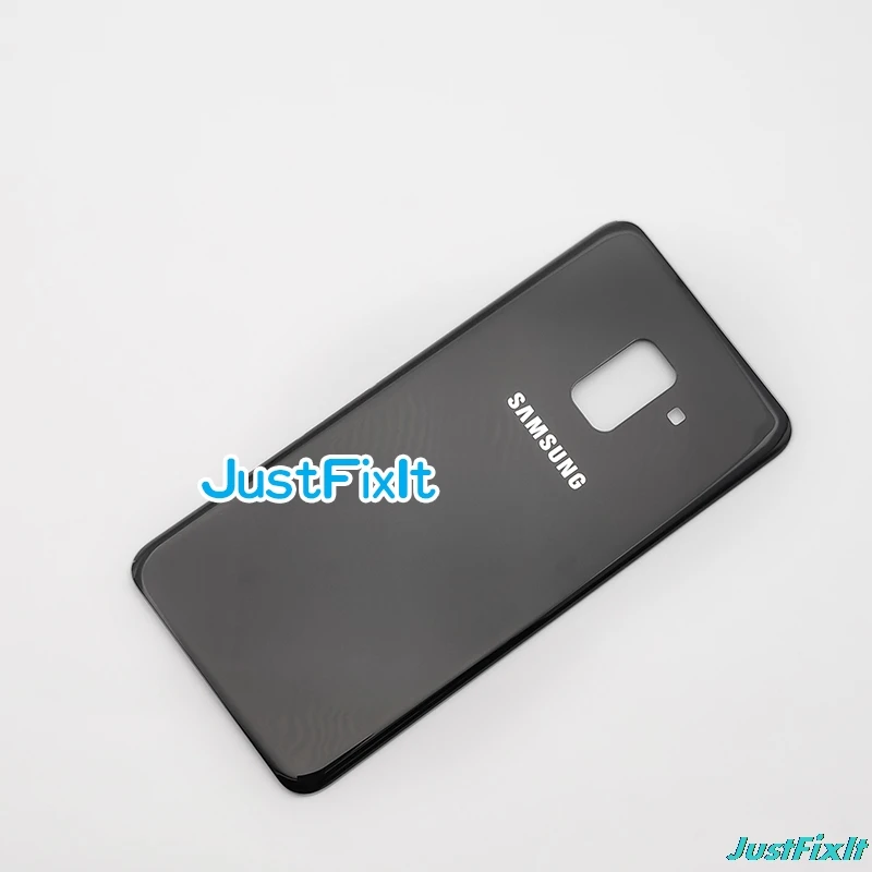 Black Для SAMSUNG Galaxy A8 A530 A530F SM-A530F SM-A530DS задняя Батарея крышка Дверь задняя Стекло Корпус чехол заменить Батарея крышка - Цвет: Black