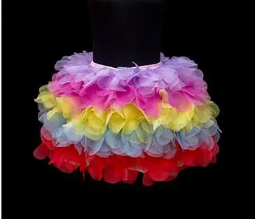Colorful 15 Юбка для танцев радужного цвета, бальное платье с высокой талией, фатиновая юбка-пачка, мини-юбка, сексуальная женская юбка для взрослых, Faldas Saias Femininas - Цвет: Colorful 15