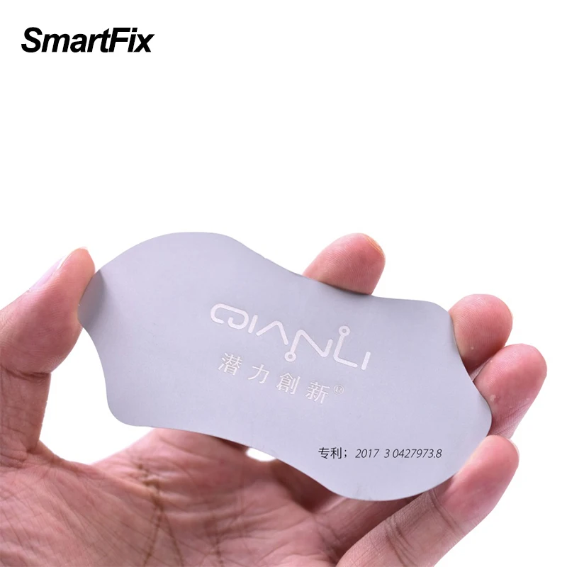 SmartFix удобный металлический скребок для открывания карт iPhone клееный экран