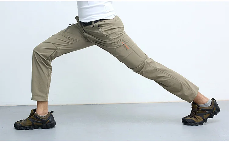 LoClimb 8XL Светоотражающие походные брюки мужские летние быстросохнущие брюки для улицы мужские горные треккинговые брюки водонепроницаемые брюки AM012