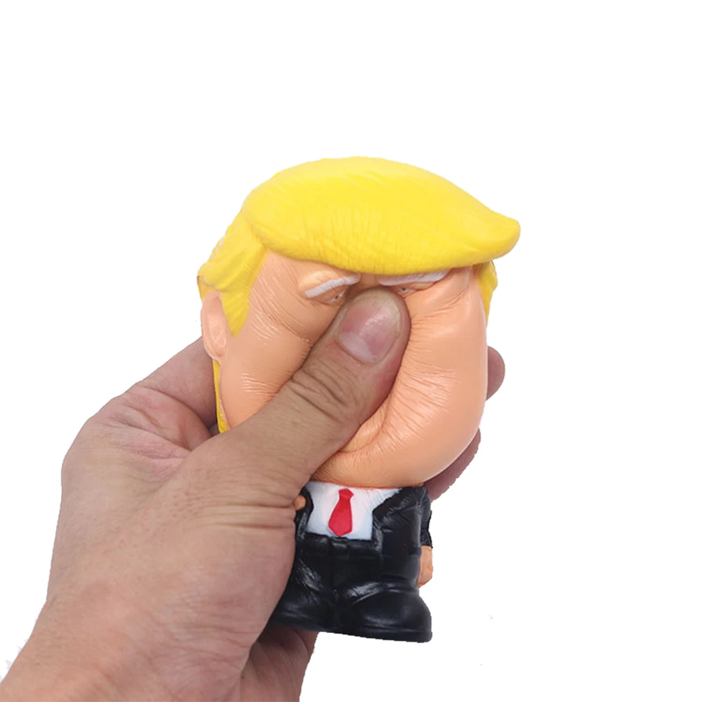 Милый Дональд Трамп мяч для сжимания стресса Большая мягкая антистрессовая