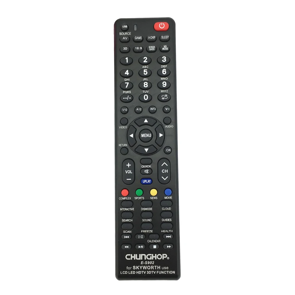 CHUNGHOP пульт дистанционного управления для skyworth использовать lcd светодиодный HD tv 3D