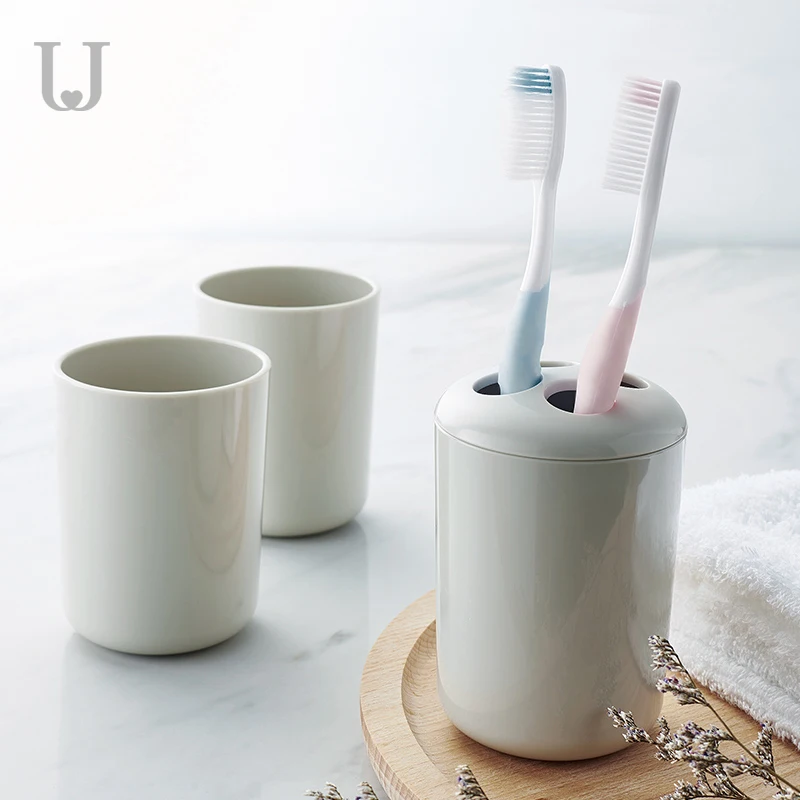 Xiaomi Jordan& Judy reiniging en spoelen driedelige set Anti-drop slijtvaste wassen cup tandenborstel houder voor famlily
