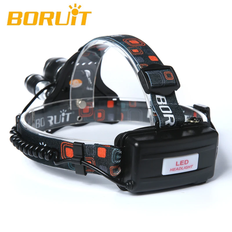 6000LM 3x XML T6 + 2R5 Красный Белый светодиодный Перезаряжаемый 18650 налобный фонарь USB