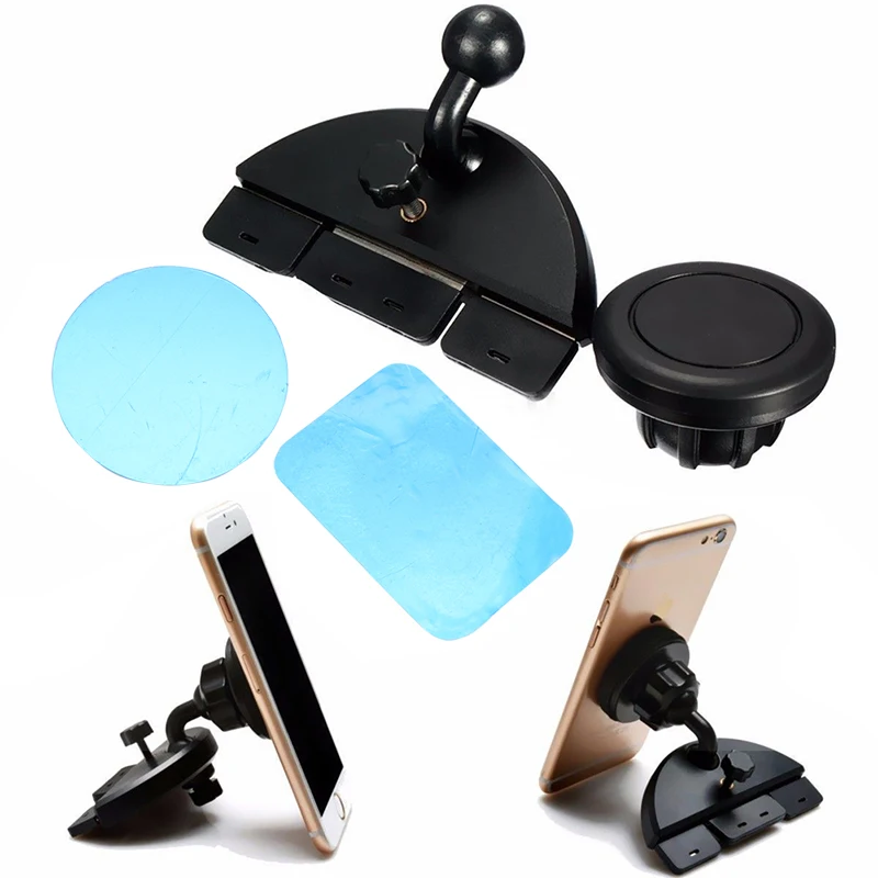 1 шт. Новый универсальный магнитный автомобильный держатель для CD Dash Slot 360 Dgree