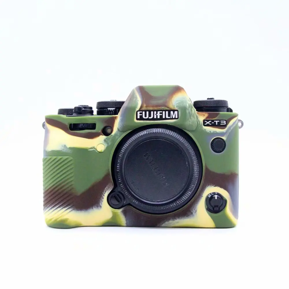 Мягкая силиконовая Резина Кожа брони чехол для камеры защитный FujiFilm Fuji XT3 XT-3