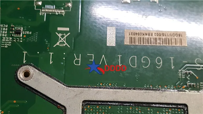Оригинальная материнская плата для ноутбука MSI CX61 CR60 с видеокартой MS-16GD1 MS-16GD и TESED OK