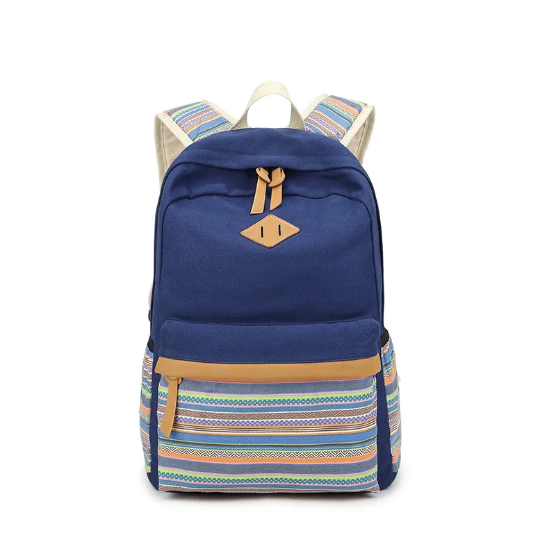 Холщовый женский рюкзак высшего качества повседневный школьный книжный женские