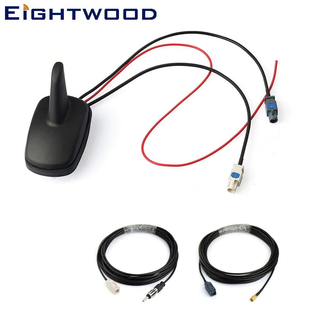 Eightwwood автомобильный DAB + FM радио стерео усиленный Антенна крепление на крышу