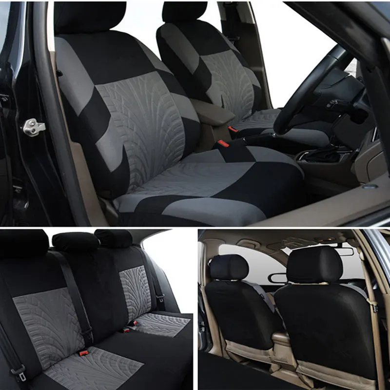 9PCS Universal Car Seat Cover Automobile Covers Protector for honda Avancier crossfit crosstour insight spirior vezel Jazz City |