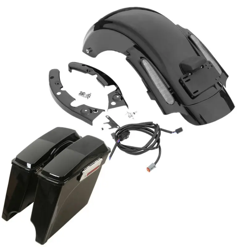 Мотоциклетный 5 дюймовый Расширенный задний брызговик для Harley Touring моделей Road King